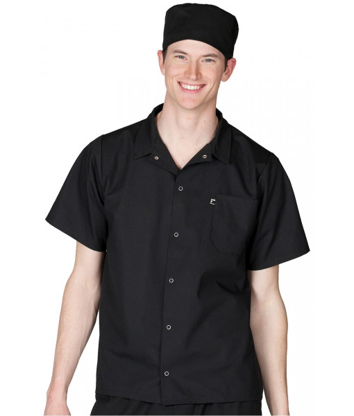 COOK SHIRT WITH SNAP CLOSURE