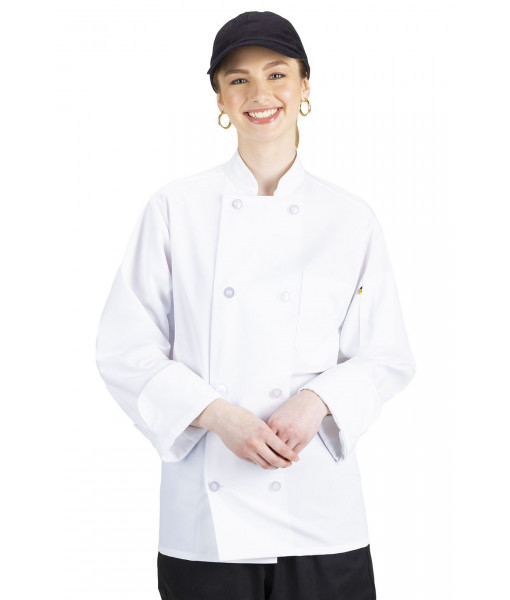 CASUAL CHEF COAT - 8-BUTTONS
