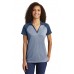 Sport-Tek  ®  Ladies PosiCharge  ®  RacerMesh  ®  Raglan Heather Block Polo. 