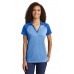 Sport-Tek  ®  Ladies PosiCharge  ®  RacerMesh  ®  Raglan Heather Block Polo. 