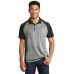 Sport-Tek  ®  PosiCharge  ®  RacerMesh  ®  Raglan Heather Block Polo. 