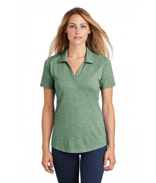Sport-Tek ® Ladies PosiCharge ® Tri-Blend Wicking Polo. Sport-Tek ® Ladies PosiCharge ® Tri-Blend Wicking Polo.