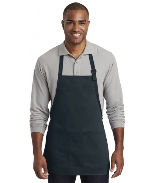 Port Authority  Medium-Length Two-Pocket Bib Apron