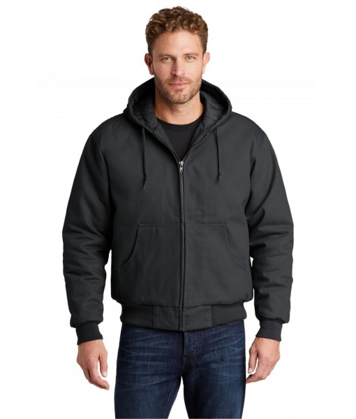 CornerStone ®  - Duck Cloth Hooded Work Jacket.  
